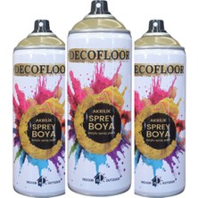Decofloor Akrilik Sprey Boya (3 Adet)