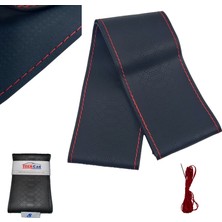 PINUKS Direksiyon Kılıfı S.deri Dikmeli Md:8  Ipi Kırmızı Adet  PİNUKS-TC15-121041