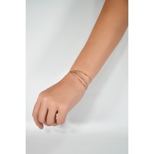 LesPeras 14 ayar Altın 3.99 Gram Renkli Bileklik Takımı