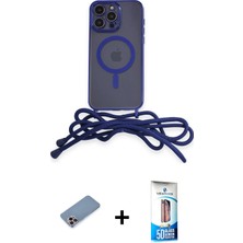 BUTİMAR'S iPhone 12 Pro Max Eksen Özel Seri - Siyah 5d Eko Cam Ekran Koruyucu + Pembe Shine Kamera Lens Koruma Cam