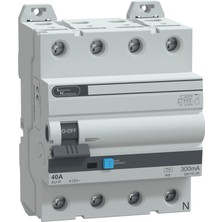 Lauritz Knudsen, AURAD404030 - 4p, 40 A, 300MA, A-Di Rccb, Kaçak Akım Rölesi