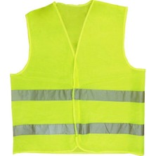 PINUKS Fosforlu Yelek Sarı Motosıklet Reflektif Yelek 10LU Paket Paket  PİNUKS-ZZ-T1000