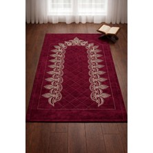 Hig Store Kapitoneli Nakışlı Çeyizlik Gelin Damat Bohçası Hediyelik Işlemeli Seccade 70X110 Ebat