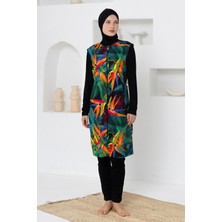 Rozamay Forlant Jileli Uzun Kollu Tesettür Mayo 3311