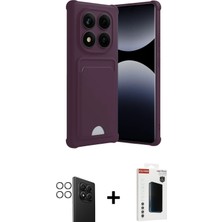 BUTİMAR'S Redmi Note 14 Pro 4g Vadi Çizgi Prime - Şeffaf Hayalet Polymer Nano Ekran Koruyucu + Gümüş Pvd Metal Kamera Lens