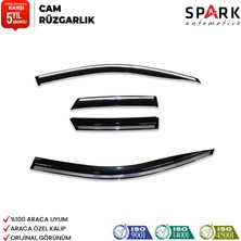 Spark Oto Aksesuar Opel Crossland 2021 Yılı ve Üzeri Yan Cam Rüzgarlık 4 Prç.