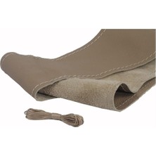 PINUKS Direksiyon Kılıfı Lux Kutulu Deri Dikişli 38CM Bej Adet  PİNUKS-FXDK-901
