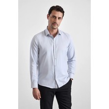 Süvari Taş Slim Klasik Yaka Casual Gömlek