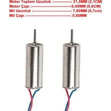 Quadcupter Motor Helikopter Motor Yedek Motor Drone Motor 2 Adet