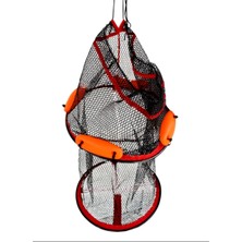 Foçalı Silikon Fileli Şamandıralı Livar Balık Sepeti