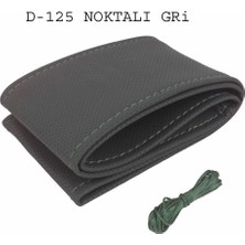 PINUKS Direksiyon Kılıfı Dikmeli Noktalı Gri Adet  PİNUKS-FXD-125