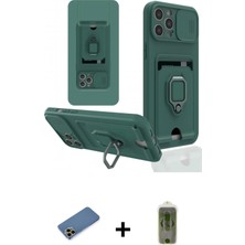 Cepte Toptan iPhone 12 Pro Max Vadi Form Prime - Siyah Joko Magic 5d Hayalet Cam + Gold Shine Kamera Lens Koruma Cam