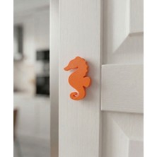 Baylin 3D Deniz Atı Figürlü Dolap Kulpu - Modern , Dayanıklı - Tekli (30MM Vida ve Somun Dahil)