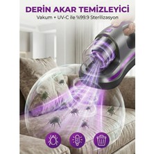 SHC4200 Uv Işık Teknolojili Güçlü Motorlu Yatak Temizleme - %99,9 Akar Giderme Özelliği Ile