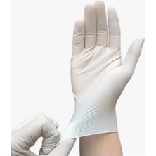 Uslucan Alışveriş Eldiven Latex Eldiven Muayene Eldiveni M/l 60 Adet