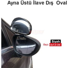 PINUKS Dış Dikiz Ayna Ayna Eğitmen Siyah 14X8CM Adet  PİNUKS-BR0221181