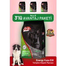 Dog food energy Kuzu Etli Yetişkin Köpek Maması 1 kg - 3 Adet