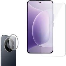 Adige Honor Magic 8 Lite Kamera Lens Koruyucu + Ekran Koruyucu
