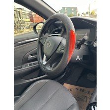 PINUKS Direksiyon Kılıfı Poşetli Geçme 38CM Fosforlu Kanat Kırmızı Adet  PİNUKS-FXF-907-A06