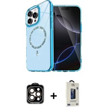 BUTİMAR'S iPhone 15 Pro Max Kıvılcım Form Prime - Siyah Bilvis Hayalet Cam Ekran Koruyucu + Turuncu Pvd Metal Kamera Lens