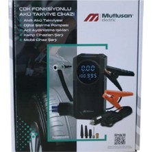 Mutlusan 10.000 Mah Çok Fonksiyonlu Akıllı Akü Takviyesi-Dijital Şişirme Pompası-I (999 999 53001)