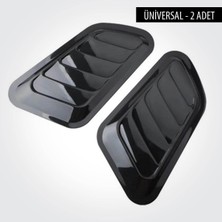 PINUKS Kaput Havalandırma Piano Black   2li Takım Takım  PİNUKS-TC20-290001