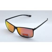 Polar 334 62 Col 80 0 Sıyah Polarıze Turuncu Kırmızı Unısex Güneş Gözlüğü