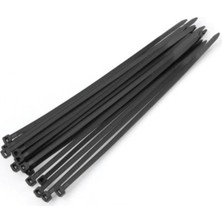 PINUKS Plastik Cırt Kelepçe Kablo Bağı 4,8X400MM   Siyah     100 Lü Paket  PİNUKS-UNO-KB2124