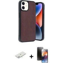 Cepte Toptan iPhone 11 Kıvılcım Işık Serisi - Siyah 3D Antistatik Mat Seramik Nano Ekran Koruyucu + Sarı Renkli Kamera Lens Koruma Cam