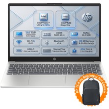 Hp Aı 15 Intel Core Ultra 5 225U 32GB 1tb SSD 15.6" Fhd Windows 11 Pro Laptop, Notebook D51E0EA 021 + Çanta