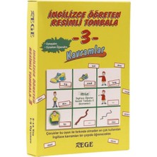 Ingilizce Öğreten Resimli Tombala - 3 (Kavramlar)