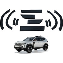 PINUKS Dacıa Duster  18-24  Dodik Set Düz ( Kapı Korumalar Dahil ) 12 Parça Set  PİNUKS-RCH-9000