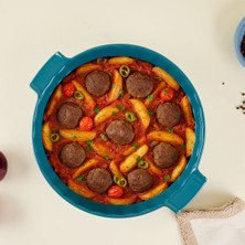 Aryıldız Elissa Rölyefli Yuvarlak Fırın Kabı 32.5 cm