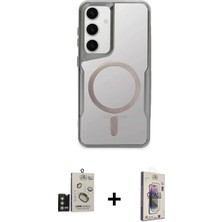 BUTİMAR'S Galaxy S24 Yadigar Klasik Özel Seri - Siyah Bilvis 3D Cam Ekran Koruyucu + Gold Bilvis Titan Kamera Lens