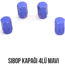 PINUKS Sibop Kapağı 4lü Krom Mavi Vakum Takım  PİNUKS-BR5531117