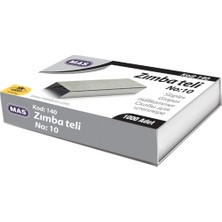 Kitabevimden Mas Zımba Teli No:10 Beyaz 140 (10 Kutu)