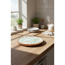 Bambum Kangura - Mango Ağacından Yuvarlak Tepsi Yaprak Büyük