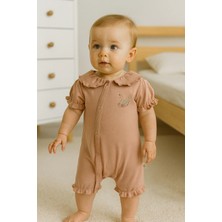 Kidaxi Organic Bebe Yakalı Baskılı Barbatöz