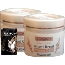 Three Brand Arnavut Kremi 100 ml Whitens Cream Antikara Kremi + 1 Adet Jel Hediye