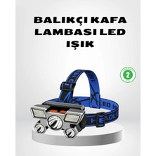 Kayıtel Teknolajık Şarj Edilebilir LED Kafa Feneri – 4 Işık Modu, Ipx5 Su Geçirmez, Hareket Sensörl�