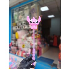Stitch Temalı Işıklı Oyuncak Çubuk 35 cm LED Işıklı Dekoratif Çocuk Oyuncağı Hediyelik