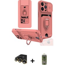 Cepte Toptan iPhone 14 Pro Vadi Form Prime - Siyah Joko Magic 5d Hayalet Cam + Gold Raze Metal Kamera Lens