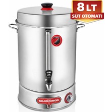 Işıkgaz 2048-A 8 Lt Süt Otomatı 304 Paslanmaz Çelik 2000W Endüstriyel Süt Isıtıcı