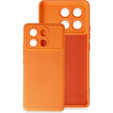 Uravas Store Poco X6 Pro Kılıf Nano Içi Kadife Silikon - Sarı