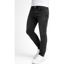 Denim Loni Black Wood Erkek Slim Fit Jean Pantolon - 7568