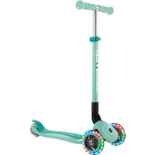 Globber Primo Işıklı Katlanabilir Scooter - Mint Yeşili