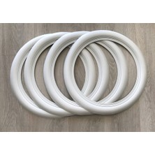 PINUKS Oto Lastik Yanağı Beyaz 18J Takım  PİNUKS-TC19-260026