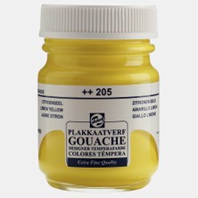 Kitabevimden Talens Guaj Boya 16 ml Lemon Yellow (Limon Sarısı) 205-10 Lu
