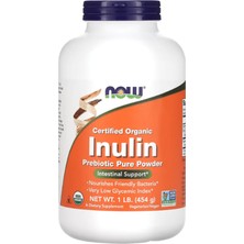 Now Foods (Özelsporcugıdaların'dan !!) Organic Inulin Prebiotic Pure Powder 454GR.ORJ Usa.44.