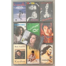Raks 10 Adet Türkçe Pop Kaset Lotu (Fotoğraftaki Kasetler Gönderilecektir)